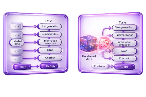 Traditional vs Foundational Model